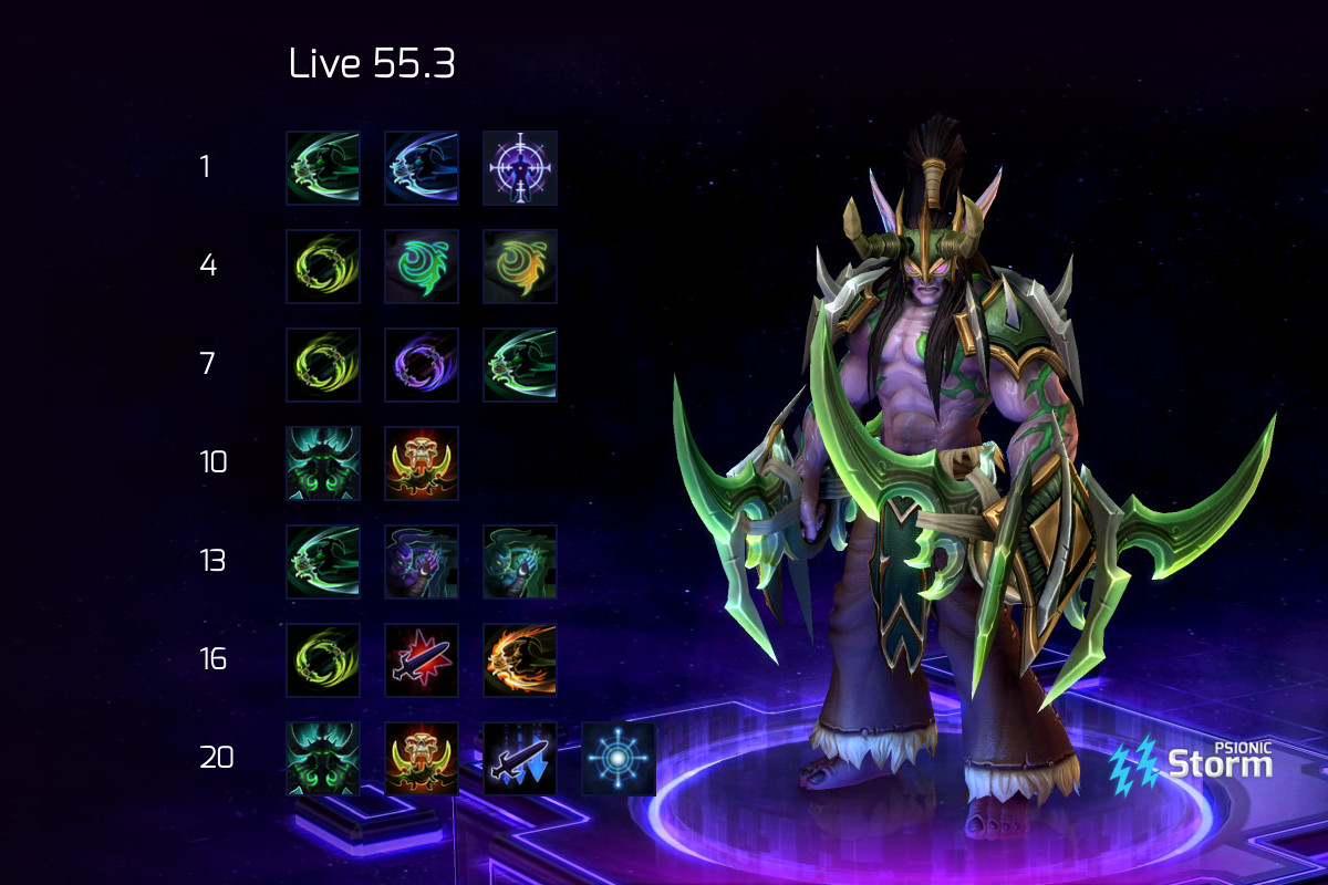 Stitches W-E Build  Build on Psionic Storm - Heroes of the Storm