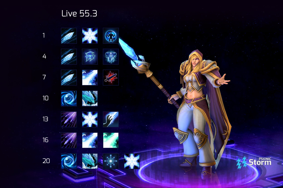 Heroes of the Storm - Jaina Build Guide (Gameplay)