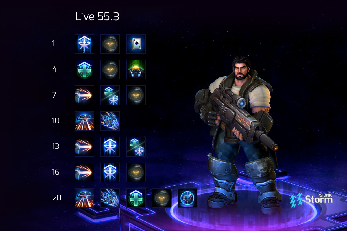 Raynor Raynor - Main Builds + High Elo OTP Builds | Build on Psionic 