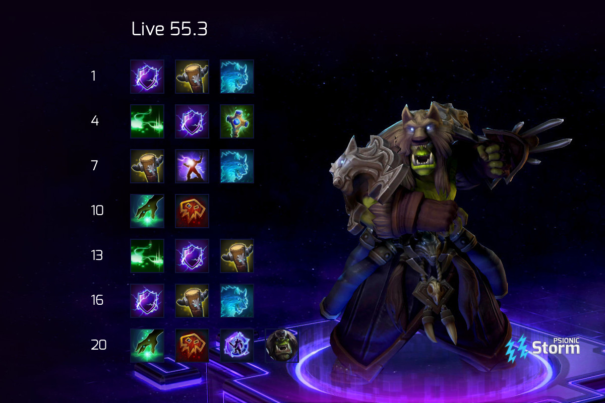 Stitches W-E Build  Build on Psionic Storm - Heroes of the Storm