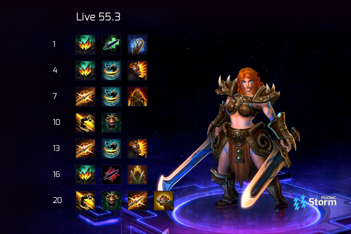 Heroes of the Storm - 'Bruiser' Sonya Build 