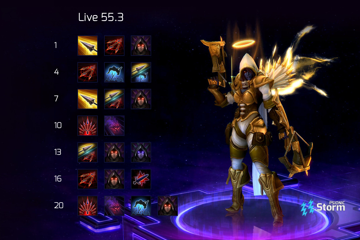 Valla Arrow Build  Build on Psionic Storm - Heroes of the Storm