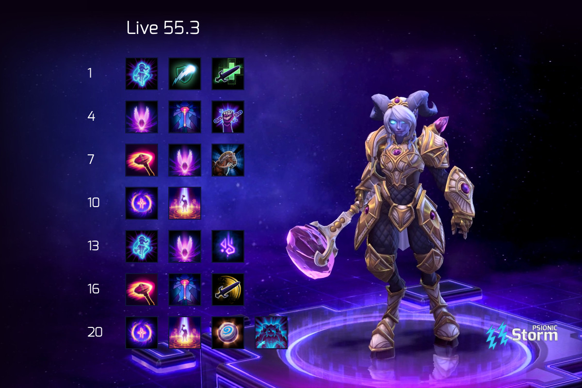 Jaina MindHawk Jaina  Build on Psionic Storm - Heroes of the Storm