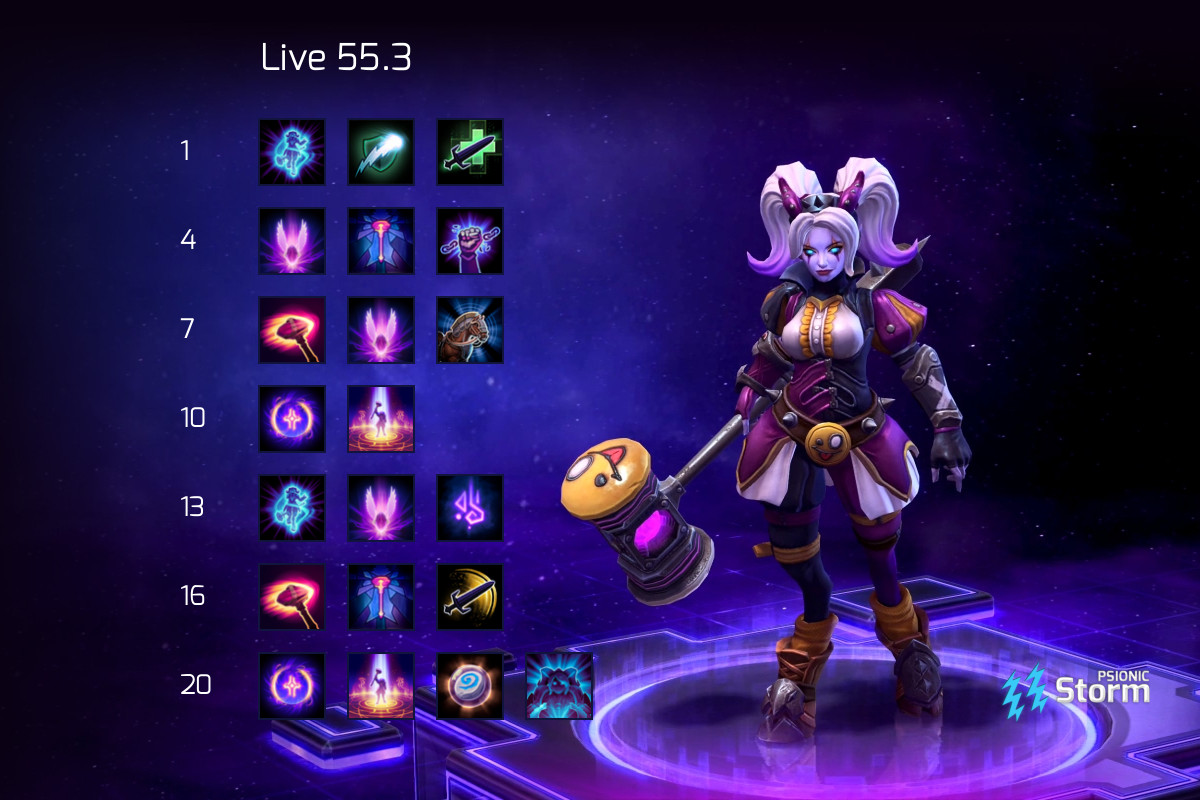 Jaina MindHawk Jaina  Build on Psionic Storm - Heroes of the Storm