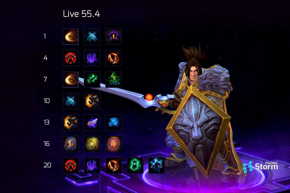 Varian Talent Calculator Psionic Storm Heroes of the Storm