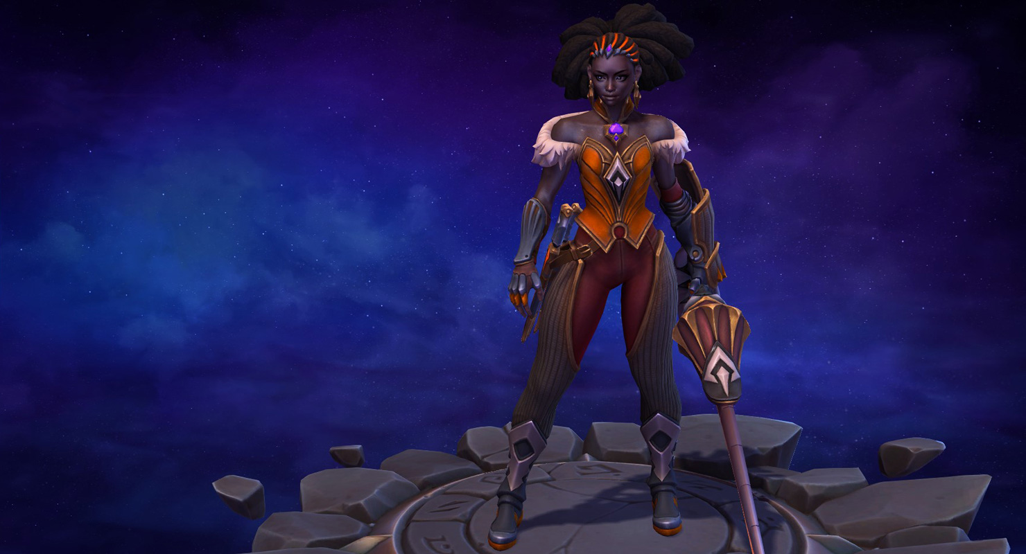 Check out the skins of Qhira - Realmless Bounty Hunter on Psionic Storm.