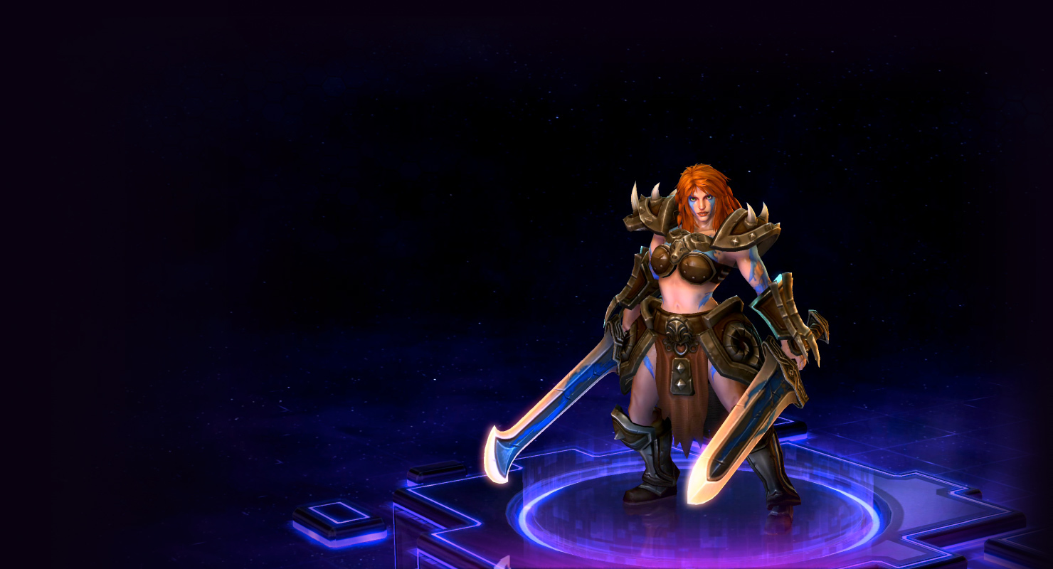 Sonya - Wandering Barbarian | Psionic Storm - Heroes of the Storm.