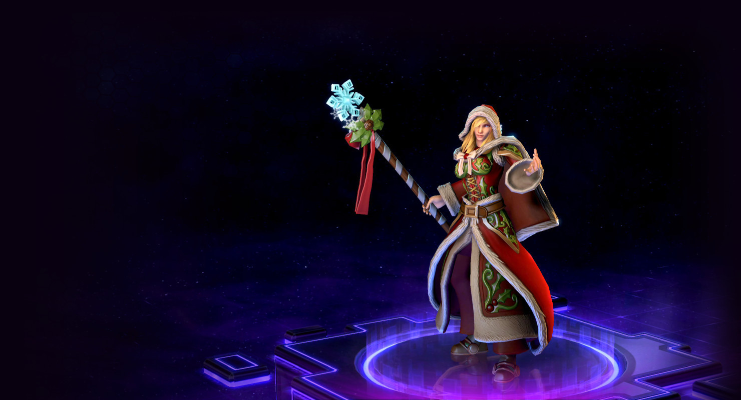 Check out the skins of Jaina - Archmage on Psionic Storm.