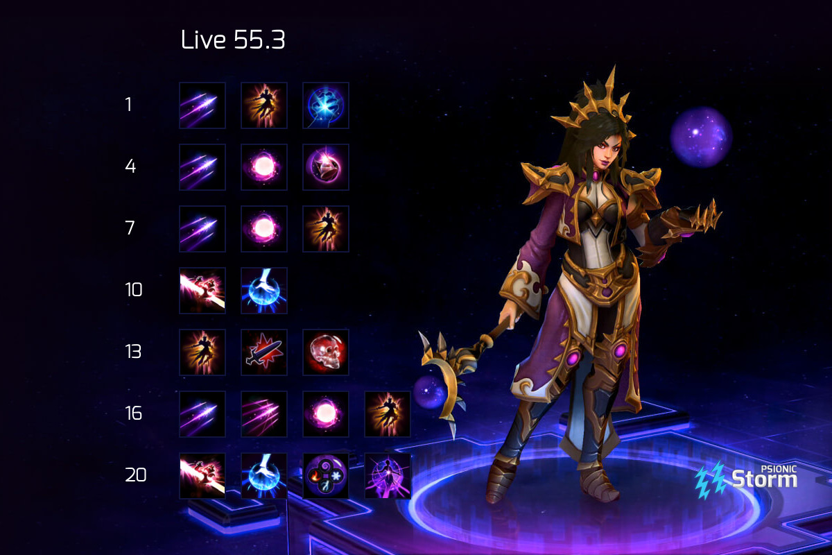 Li Ming Calcolatore di talenti Psionic Storm Heroes of the Storm