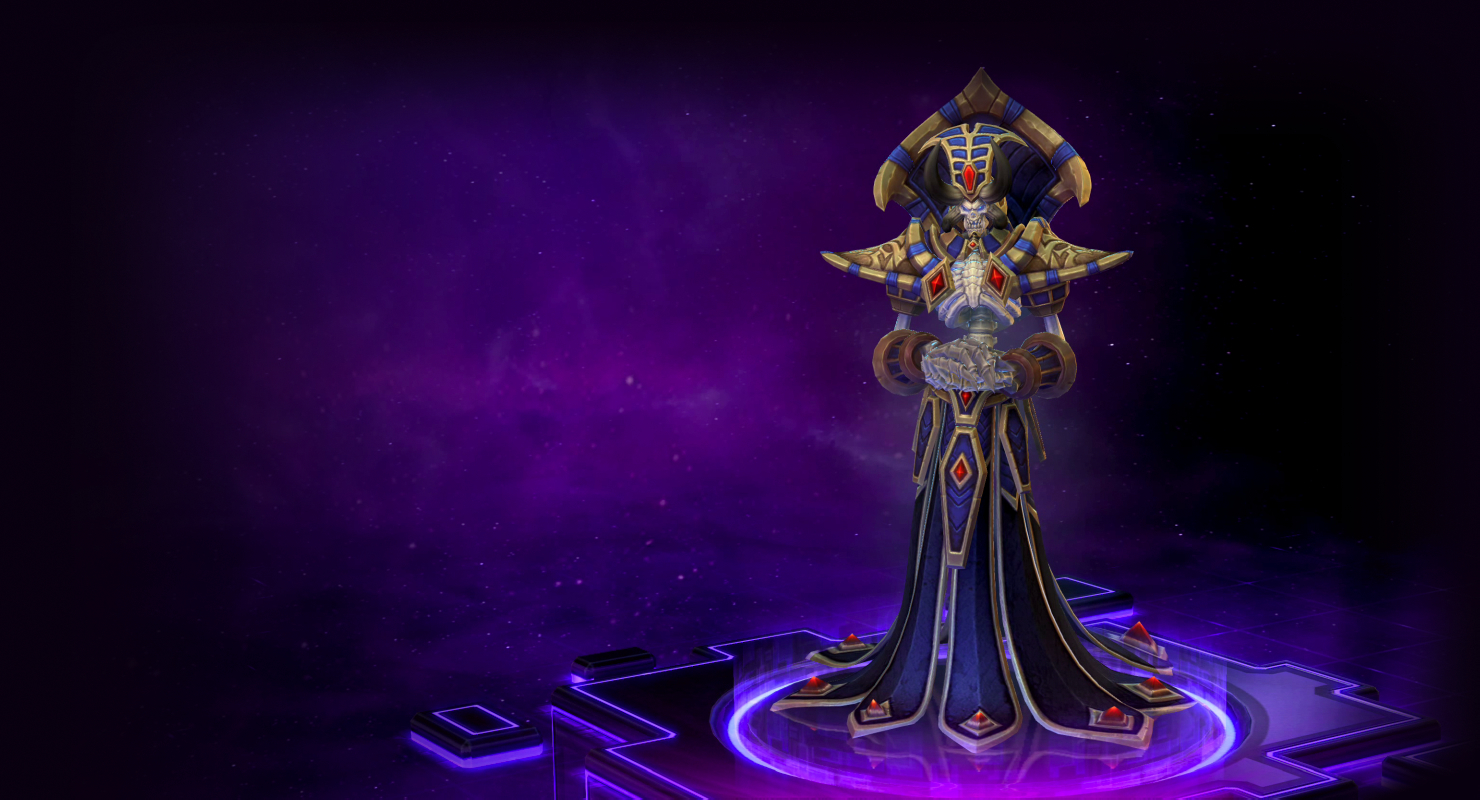 Kel Thuzad Archlich of Naxxramas Psionic Storm Heroes of the