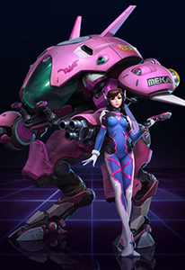Skins of D.Va Psionic Storm - Heroes of the Storm