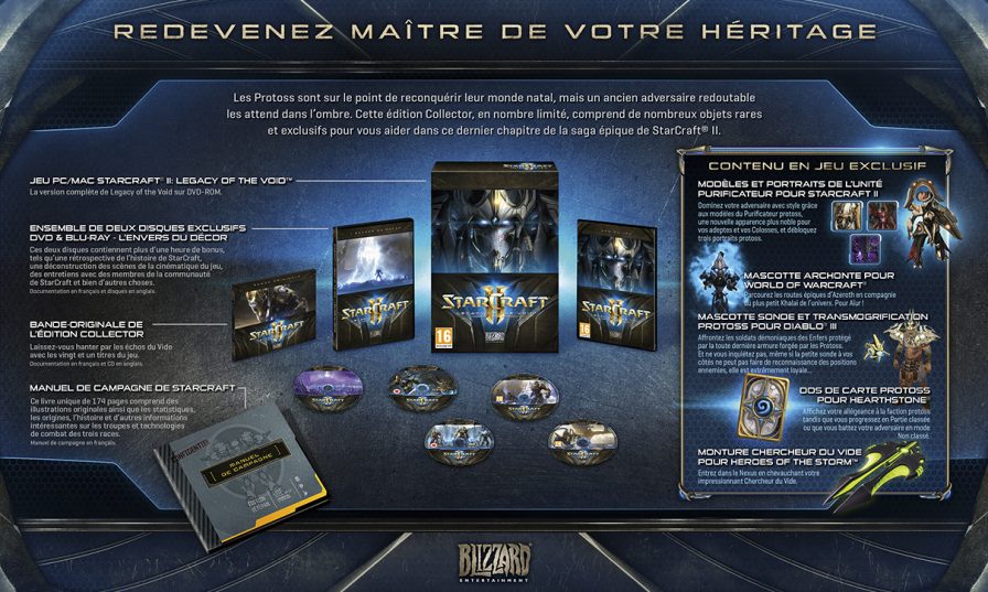 StarCraft 2 Legacy of the Void Edition Collector